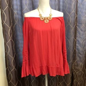 INC Peasant Style Blouse